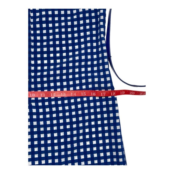 The Limited  Women's Blue Gingham Sleeveless  Shirt Dress Sz XS - Picture 9 of 10